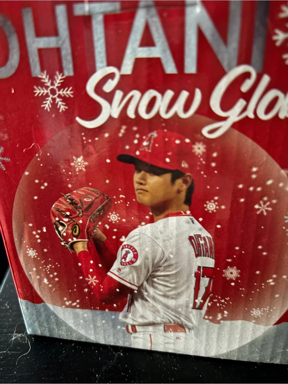 Red Snow Globe Holiday Ornament - Team Theme